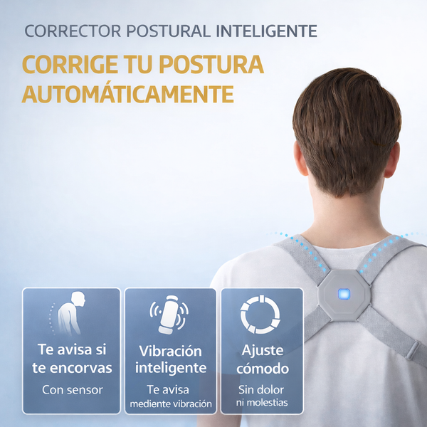 PostureSense™ Corrector de postura con sensor inteligente