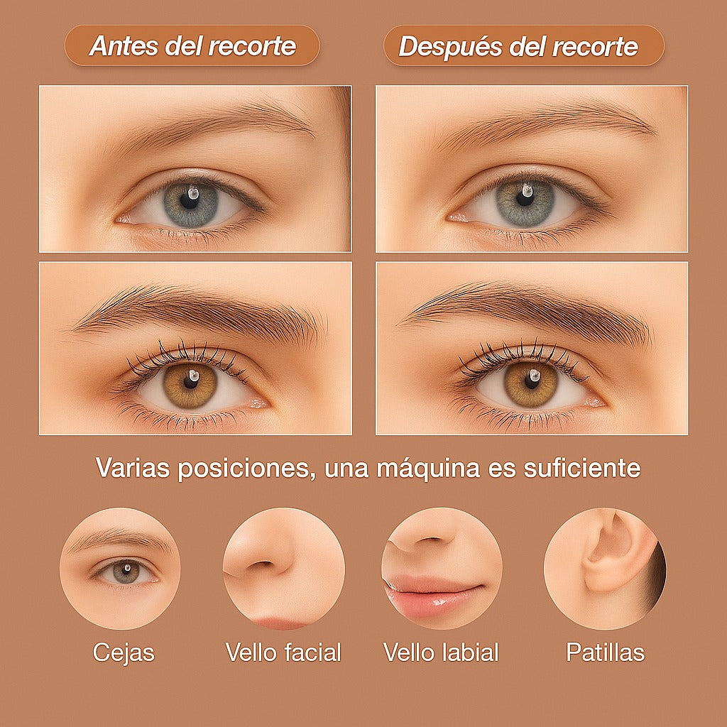 GLOW KIT EXPRESS™ I KIT DE DEPILADOR Y PERFILADOR I ﻿2 EN 1